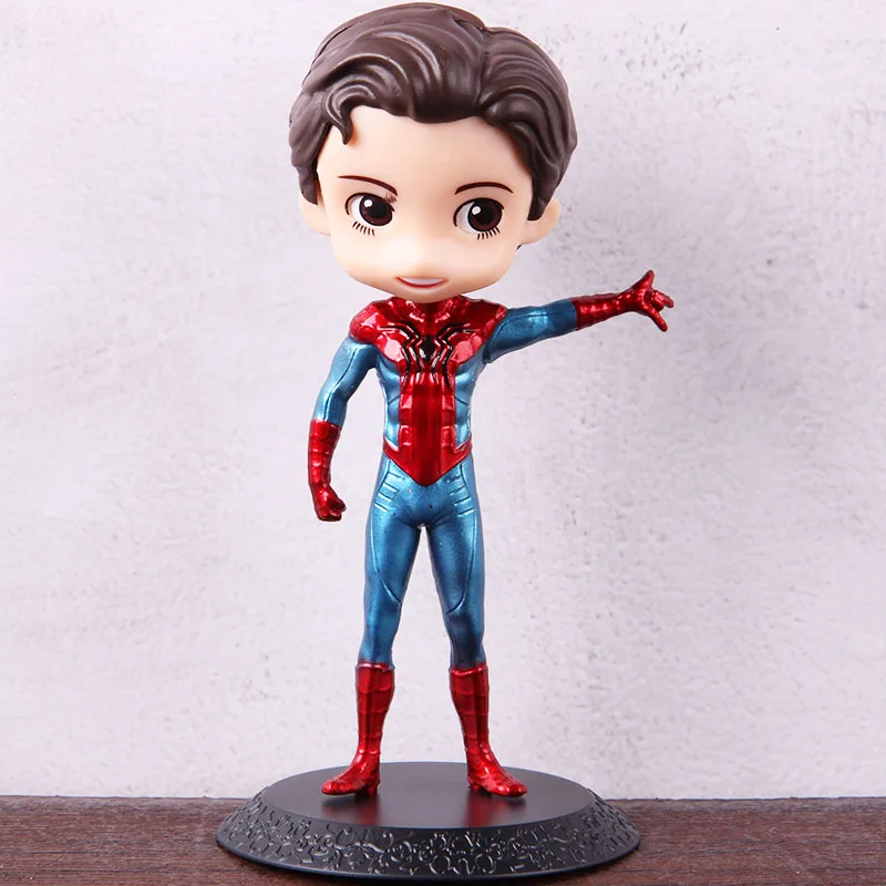 Marvel Q Posket Человек-паук Питер Паркер Человек-паук из ПВХ фигурка Коллекционная модель игрушки