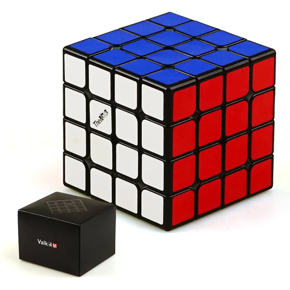 QiYi valk 4 M 4x4x4 Магнитный магический скоростной куб без наклеек профессиональные магниты-головоломки кубики Valk4 M Valk 4 M детская Подарочная игрушка