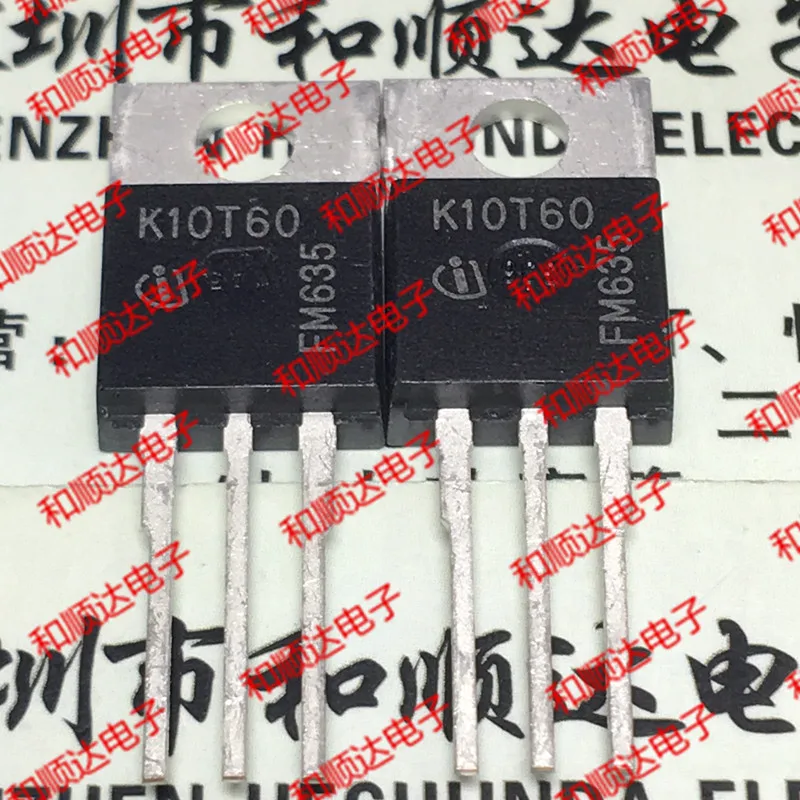 /5 предметов в лоте, K10T60 IKP10N60T-220 600V 10A
