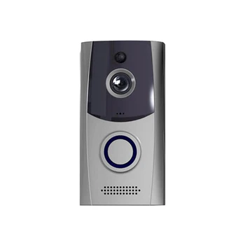

1pc Video Camera Smart Night Vision Wireless APP Control WiFi Door Phone Door Bell Phone Doorbell Phone for Indoor Security Home