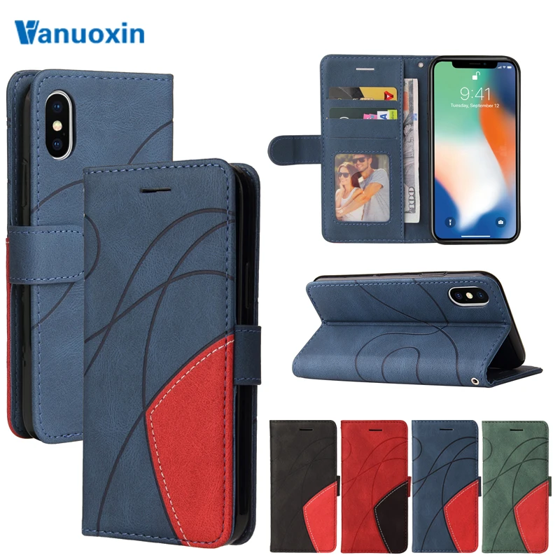 Кожаный чехол-книжка для Huawei P50 Pro P8 Lite P9 P20 P Smart Z Y6 2019 Y7 Nova 2i 3E Honor 8A | Мобильные