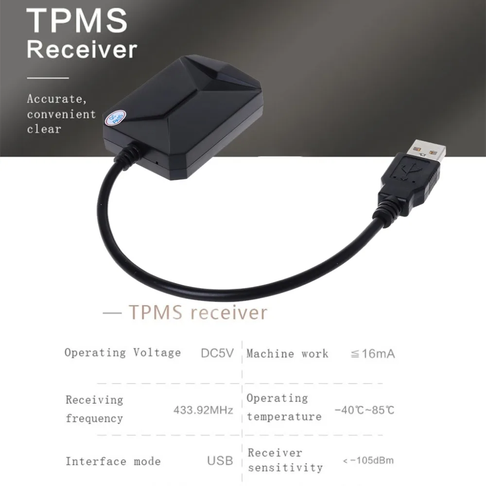 USB Android TPMS монитор давления в шинах/навигационная система контроля давления в шинах/Беспроводная передача 4 внутренних датчика