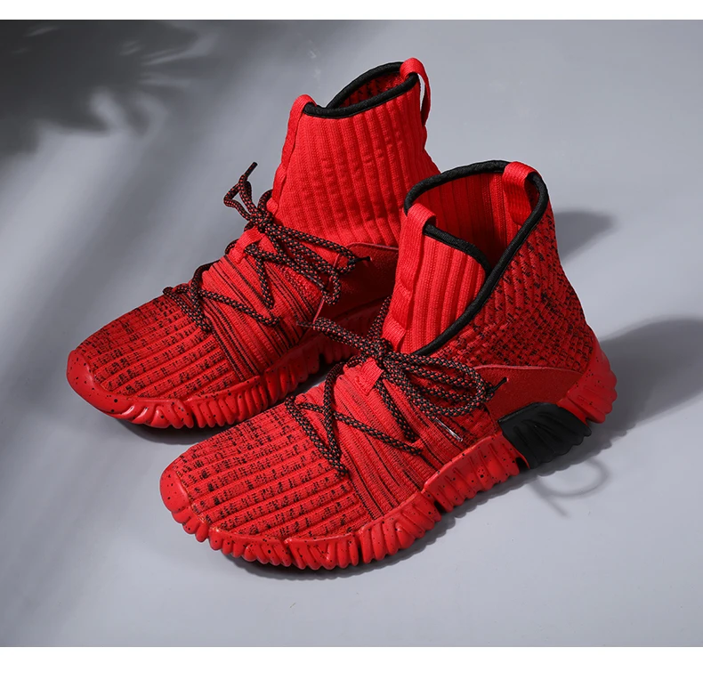 New Jogging Shoes for Men High Top Sock Sneaker Men Comfortable Shoes Male Summer Anti-Odor Trainer Men Sneaker Sapatilhas Homem