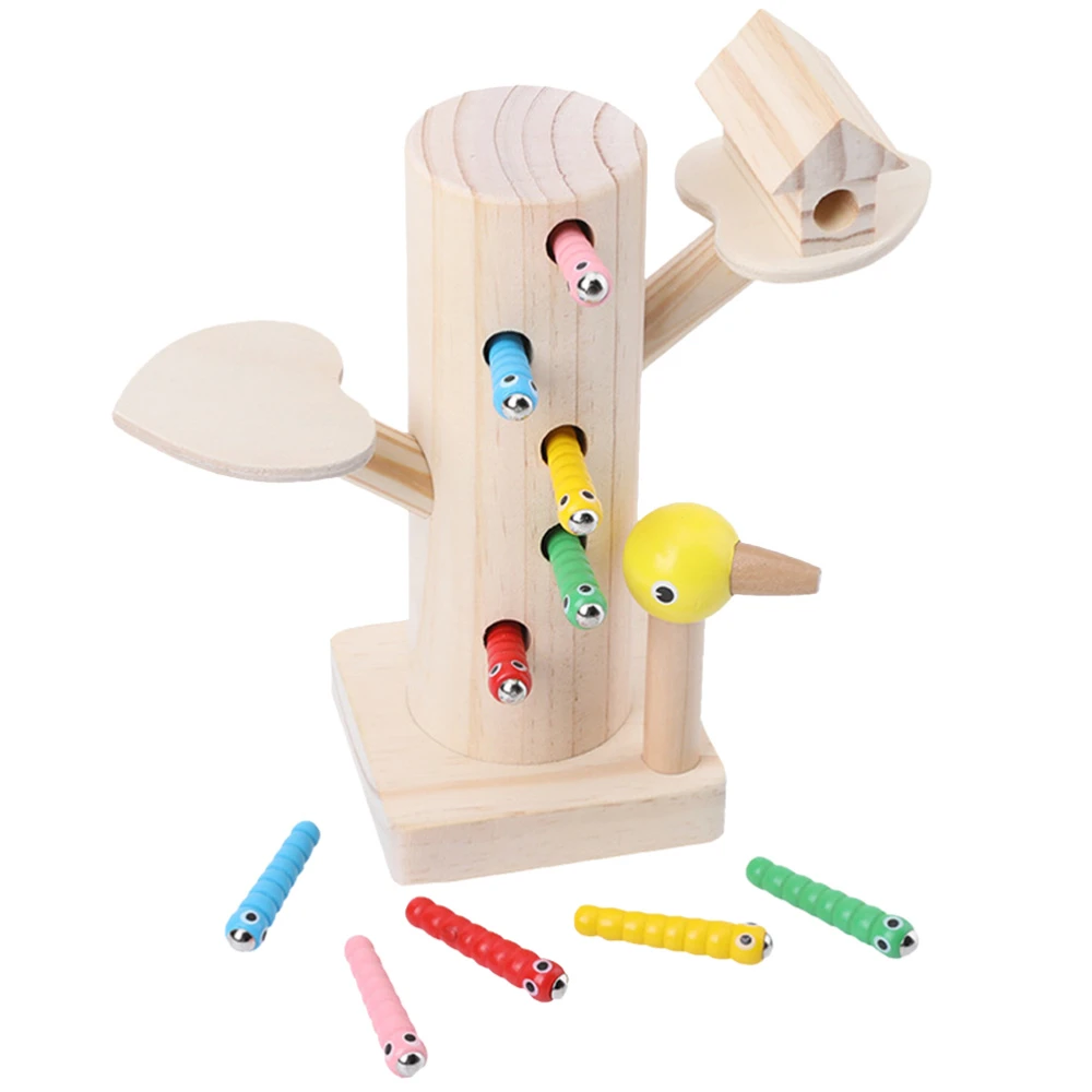 wooden worm toy