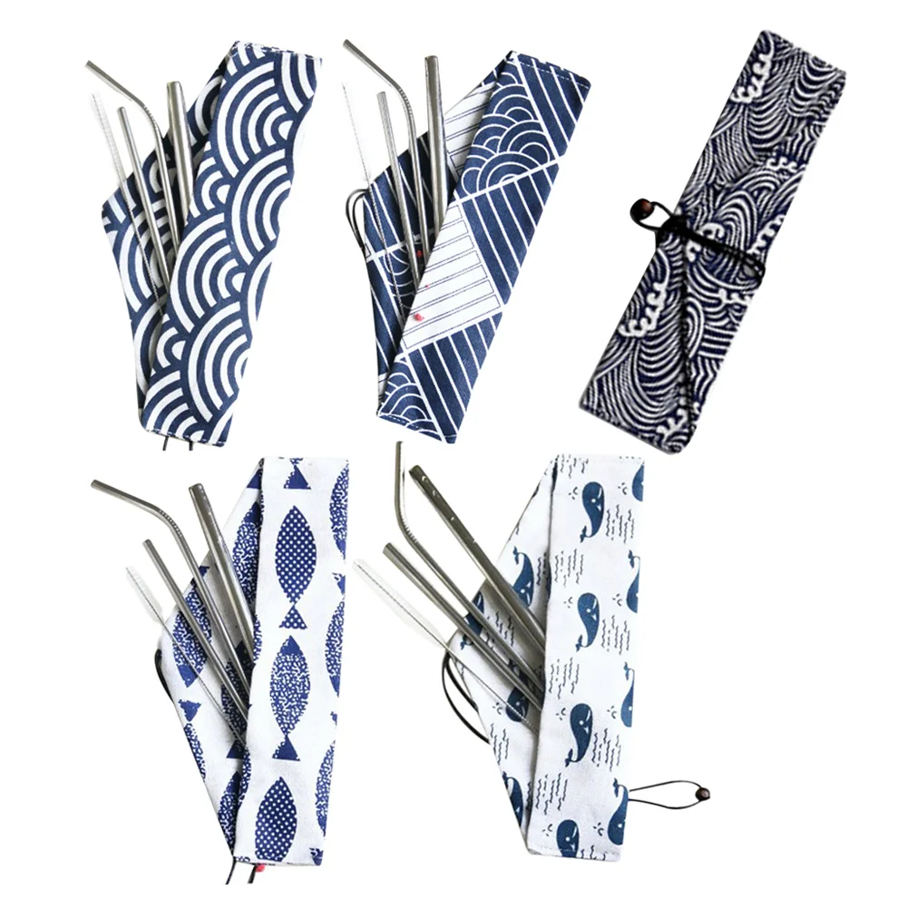 SOLEDI с тканевой сумкой многоразовые из нержавеющей стали пипетки, соломенная DiningBar бар несколько моделей металлическая соломинка вечерние присоски