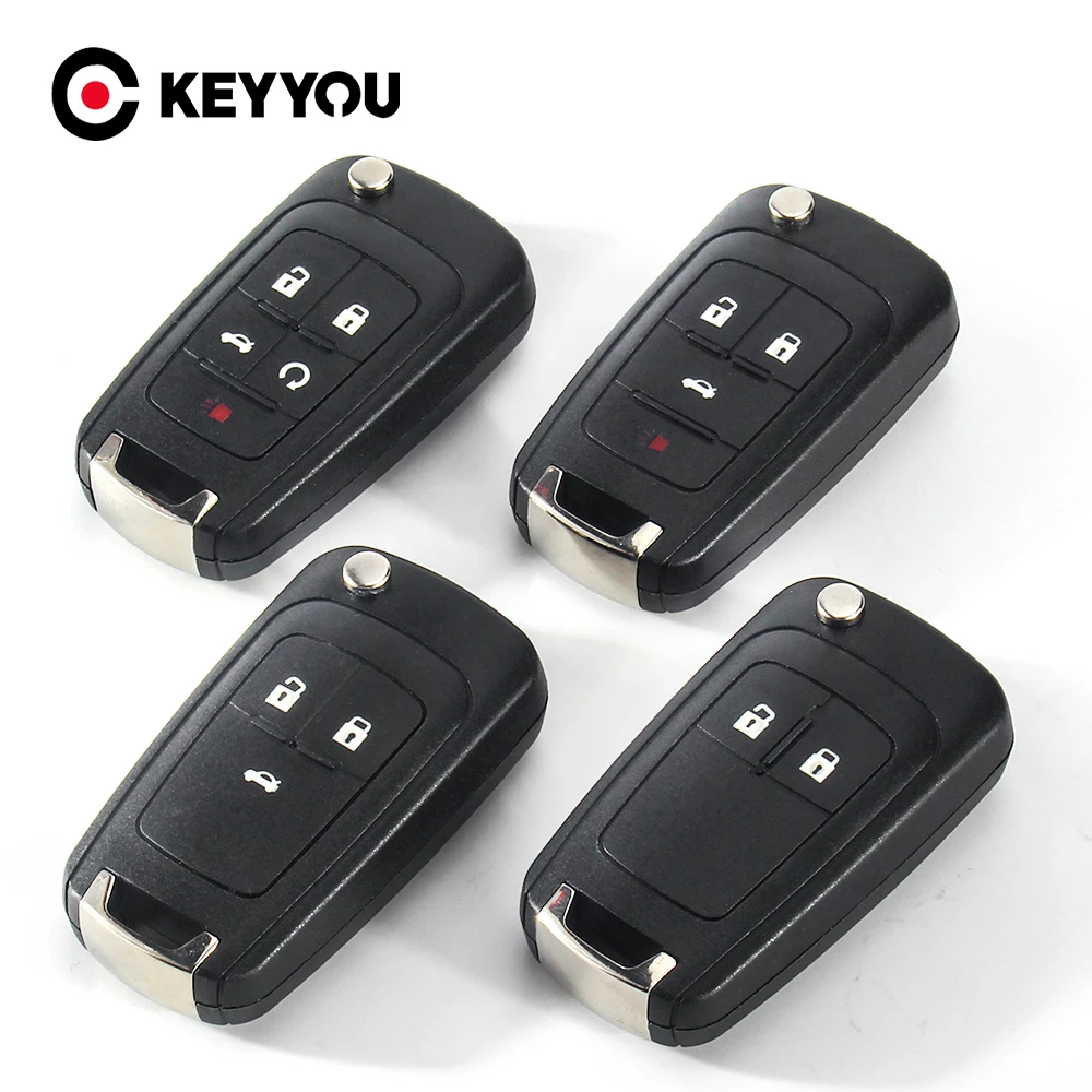 Flip Folding Remote Key Shell 5 BTN for Vauxhall Opel for Buick Excelle Verano LaCrosse Regal Housing Fob Case spark plugs