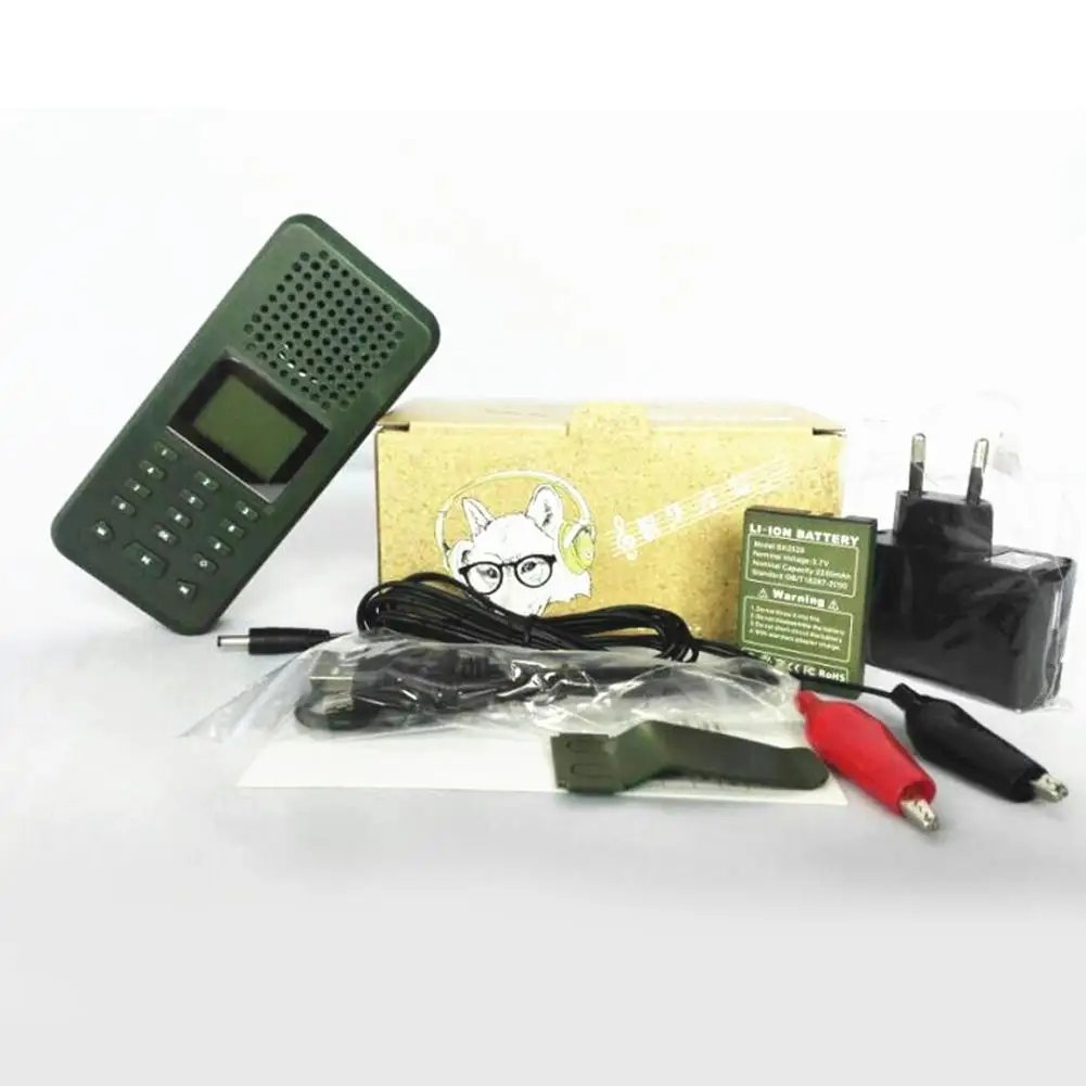 HiMISS BK1519 20 Вт 126dW громкий динамик птица звонящий охотничьи приманки построить 150 птица голоса аккумуляторная батарея Гусь утка звук Mp3