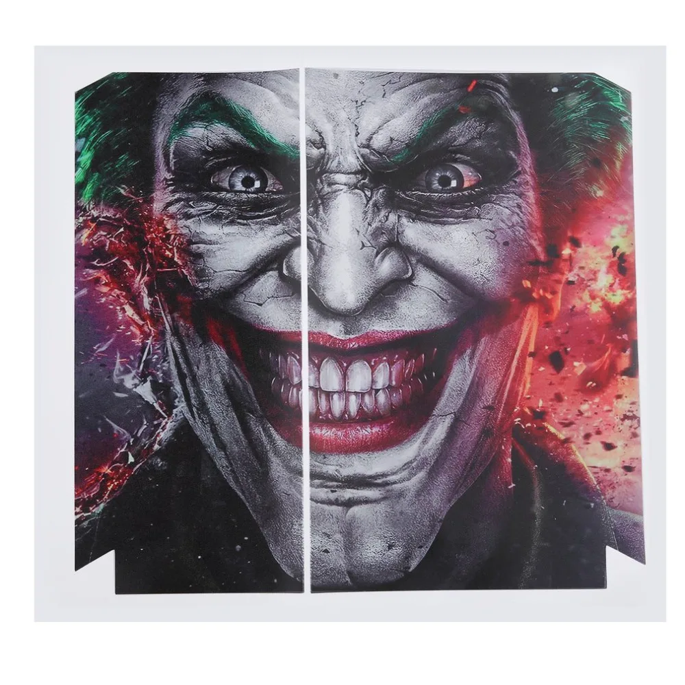 1set Joker Vinly Skin Sticker Clown Gamepad Stickers for Sony For PS4 For PlayStation 4 and 2 Controller Skins Wholesale