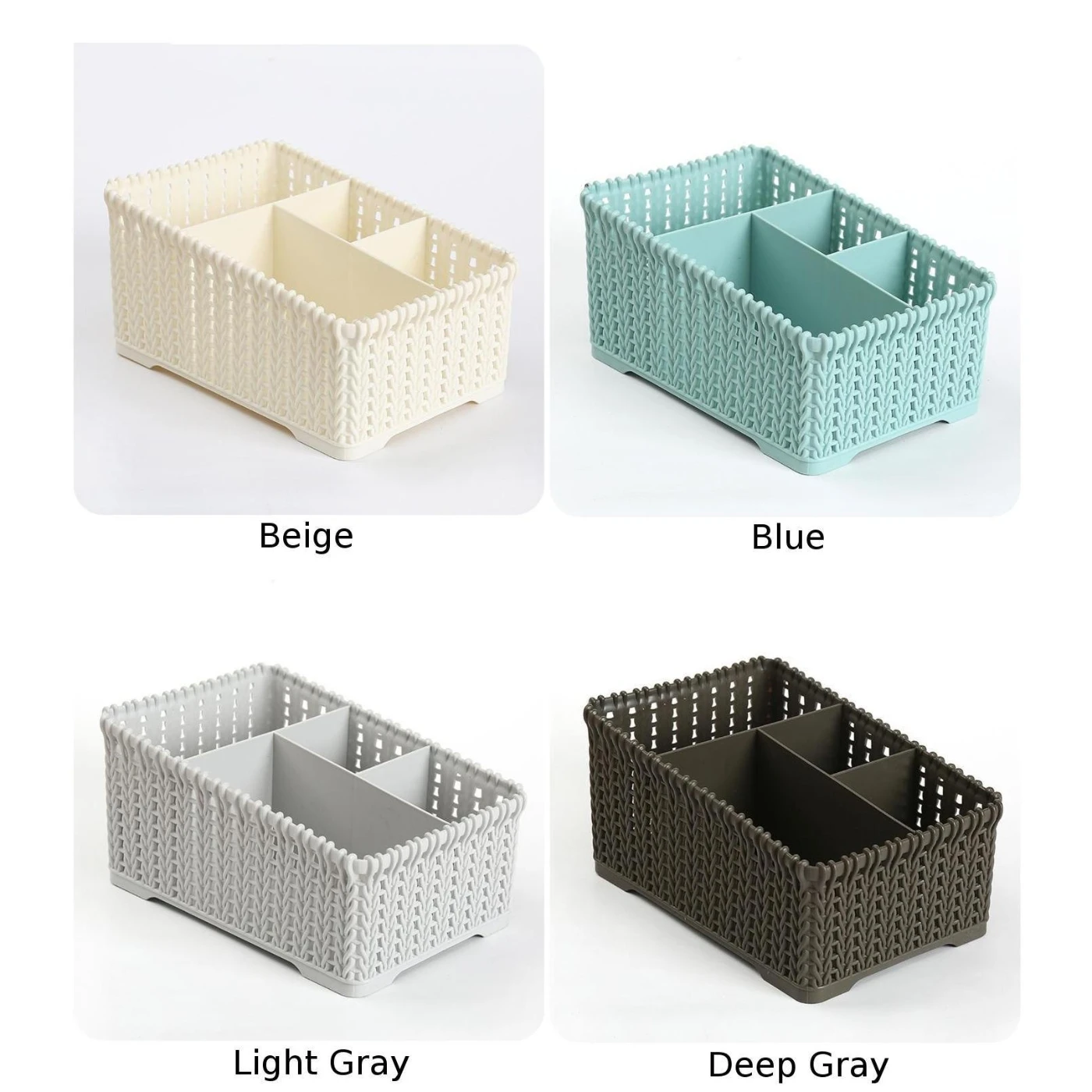 Настольный ящик для хранения мелочей, органайзер для косметики, чехол для хранения кистей, для домашнего офиса, ящик для хранения для ванной комнаты