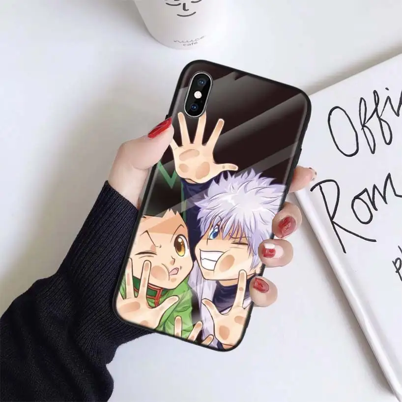 Anime hunter Case for Apple iphone 11 Pro XR XS Max X 7 8 6 6S Plus 5 5S SE Black Silicone Phone Cover Coque - Цвет: BS059-1