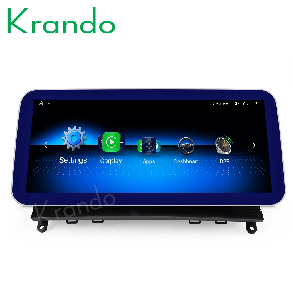 Krando Android 10.0 10.25'' 4G 64G Car Radio For Mercedes Benz C W204 C180 C200 C220 2008-2014 NTG 4.0 4.5 Carplay  LHD RHD