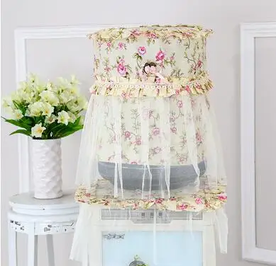Drinking fountain cover Dust cover fabric lace drinking bucket tea art household living room modern bucket