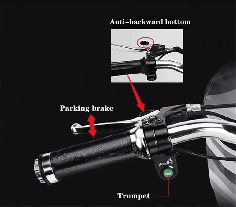 Daibot Mini Electric Tricycle Scooter Electric Scooters Removable BatteryBasket 16 Inch 48V 500W Electric Scooter Adults Kids (11)