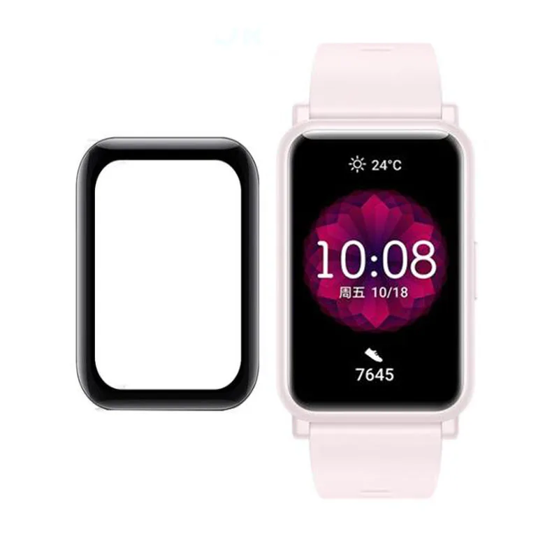 3D Изогнутые умные часы с полным краем мягкая защитная пленка защита для Huawei Watch Fit