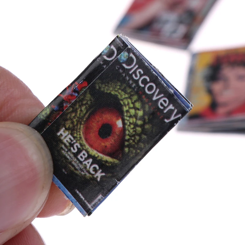 Новые 3 шт Мини журнал ролевые игры кукольный дом мебель Decration аксессуары Игрушка