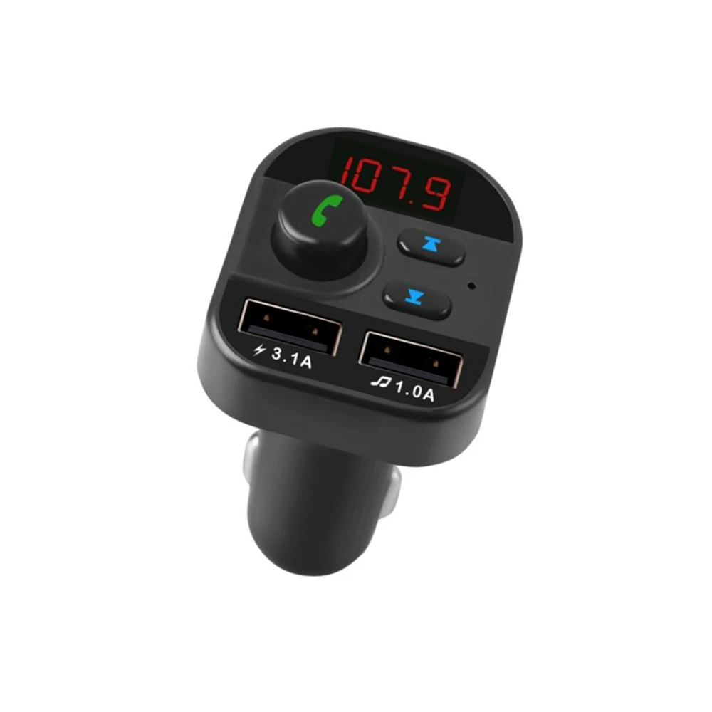 Многофункциональный fm-передатчик Bluetooth 5,1 fm-передатчик автомобильное зарядное устройство авто