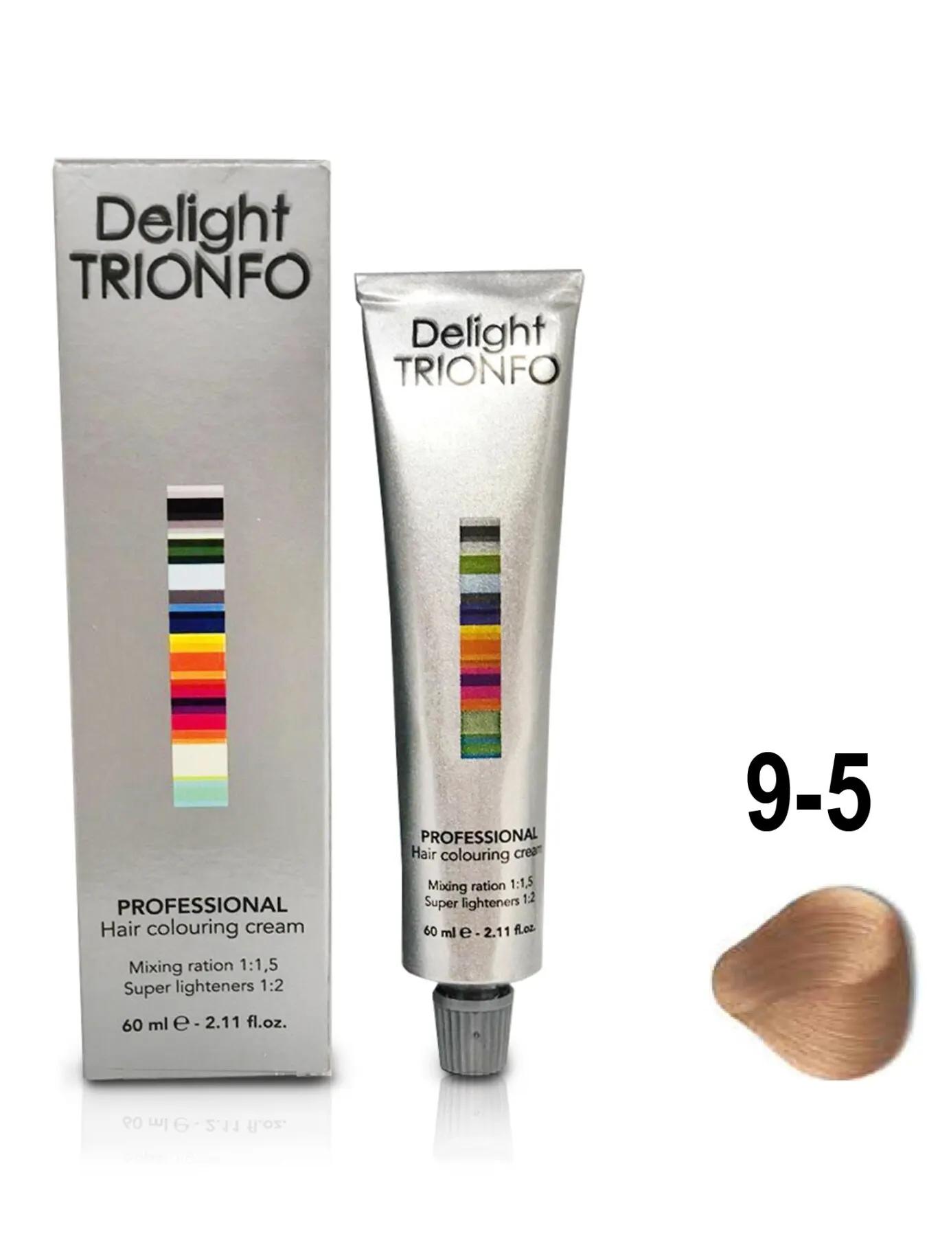 Крем-краска DELIGHT TRIONFO для окрашивания волос CONSTANT 9-5 блондин золотистый 60 мл |