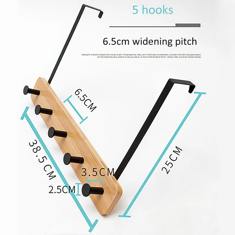 Деревянные крючки без перфорации, скандинавский дверной крючок, креативная вешалка для гостиной, кухни, настенная вешалка для дома, для хранения