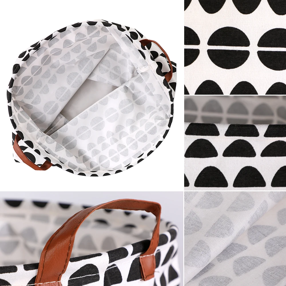 Новинка 1 шт. складная корзина для белья круглая хранения большая одежды игрушек