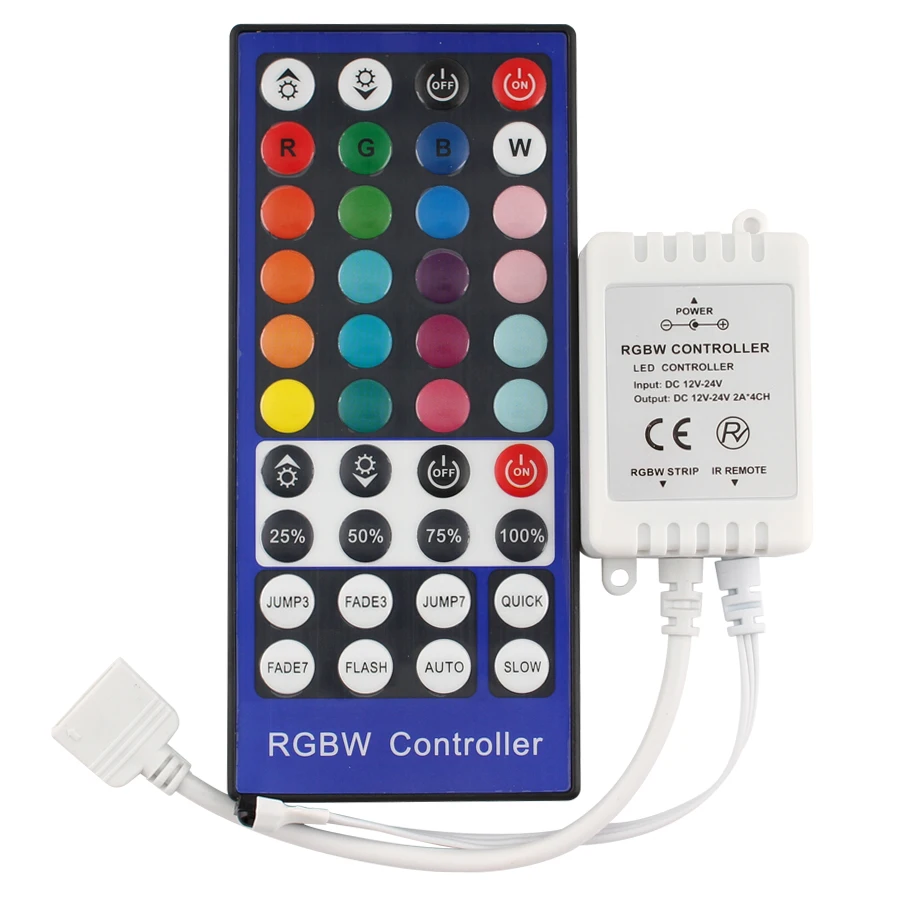 40Key 12V 24V RGB контроллер 5050 2835 Светодиодные ленты светодиодный 40key Беспроводной