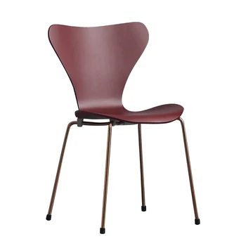 

Nordic Contemporary And Contracted Household Eat Chair Web Celebrity 7 7 Ins Single Chair Backrest Fair Guest Chair Ants