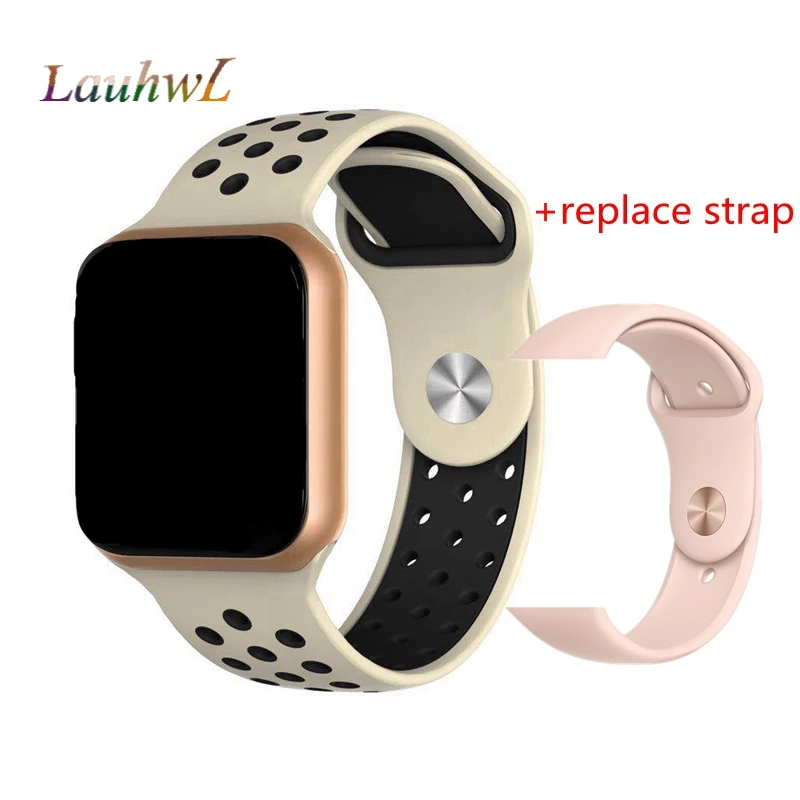 

Full Screen Touch F8 Smart Watch Sports Heart Rate Blood Pressure Monitor Fitness Tracker and Copy 1:1 Original air2