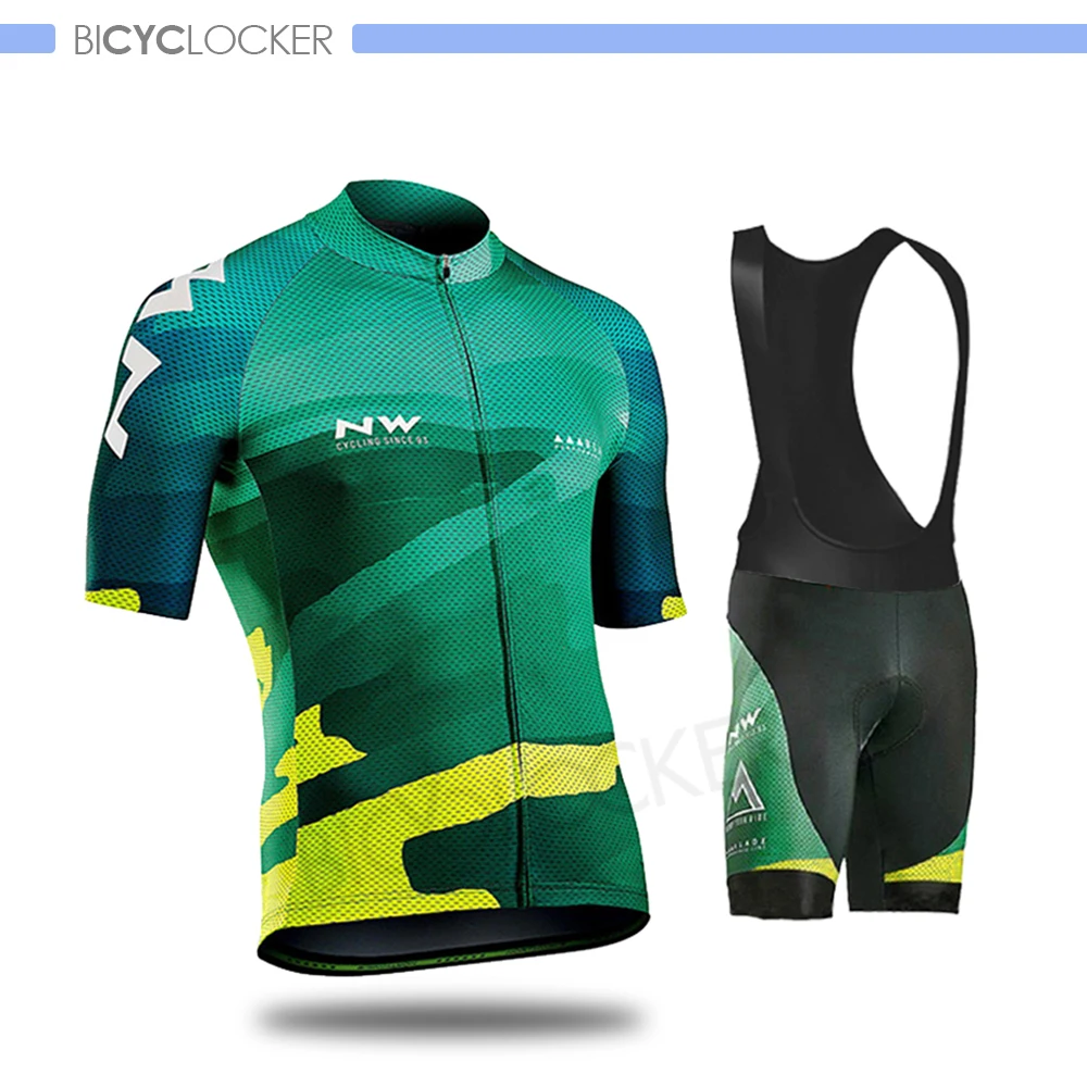 Bib Cycling Set Одежда для велоспорта футболка с коротким рукавом комплект Mtb гоночный велосипедный костюм мужские про команды одежда для велосипеда Триатлон наборы спортивной одежды - Цвет: Bib Cycling Set