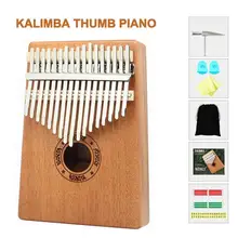 17-клавишным игрушечное пианино для начинающих палец пианино Малый инструмент калимба фортепиано с тюнинг молоток дерево калимба музыкальный инструмент