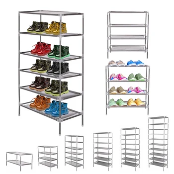 

Shoe Rack Organizer Shelf DIY Shoes rack Storage Entryway Hallway Organizer Accessories Home 2/3/4/5/6/7/8/10 Tier Layers