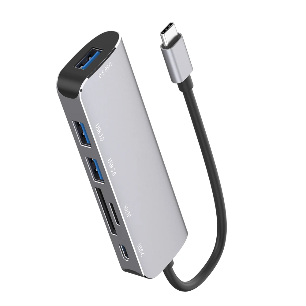 USB Hub type-c многофункциональная док-станция USB для USB 3,0x3 SD TF кардридер+ PD зарядное устройство 4K HDMi Ugreen 30hz концентратор для мульти