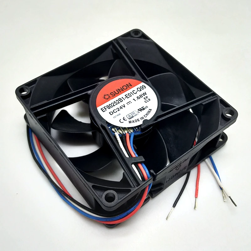 Sunon EF80252B1-E01C-Q99 80 мм 8025 DC 24 В ШИМ контроль температуры вентилятор двойной шар бесшумный 8 см вентилятор