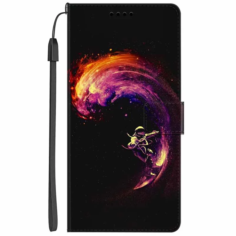 Elegant Leather Flip Wallet Case with Magnetic Closure and Stand Holder - Lovely Protector