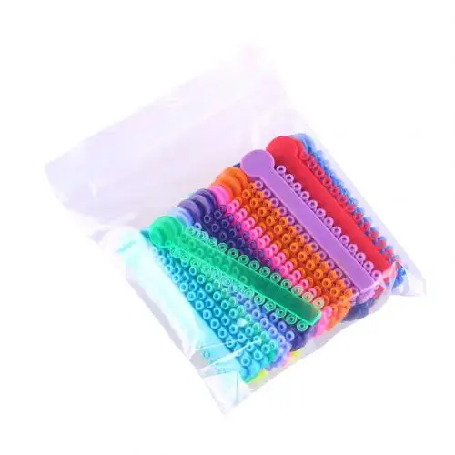 Mixed Color Новые 5 шт стоматология, ортодонтия эластомерная Лигатура кольцо эластичные ленты подтяжки - Цвет: Mixed Color