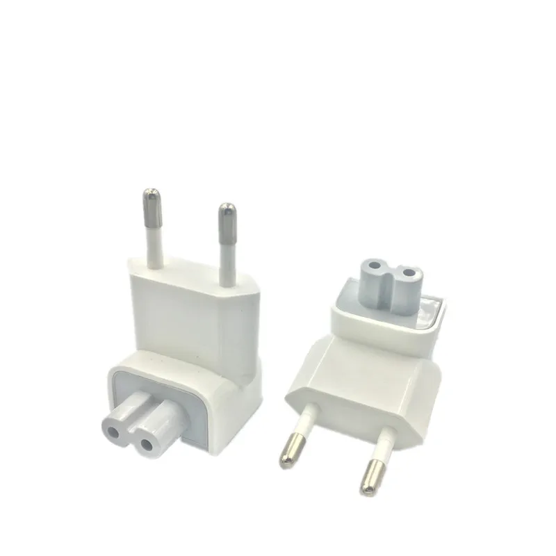 Euro Pin Plug AC Duck Head Power Charger EU Wall AC Plug Adapter For