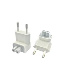 Euro Pin Stecker AC Ente Kopf Power Ladegerät EU Wand AC Stecker Adapter Für Apple MacBook Pro Air iPad Elektrische europa Ente Kopf