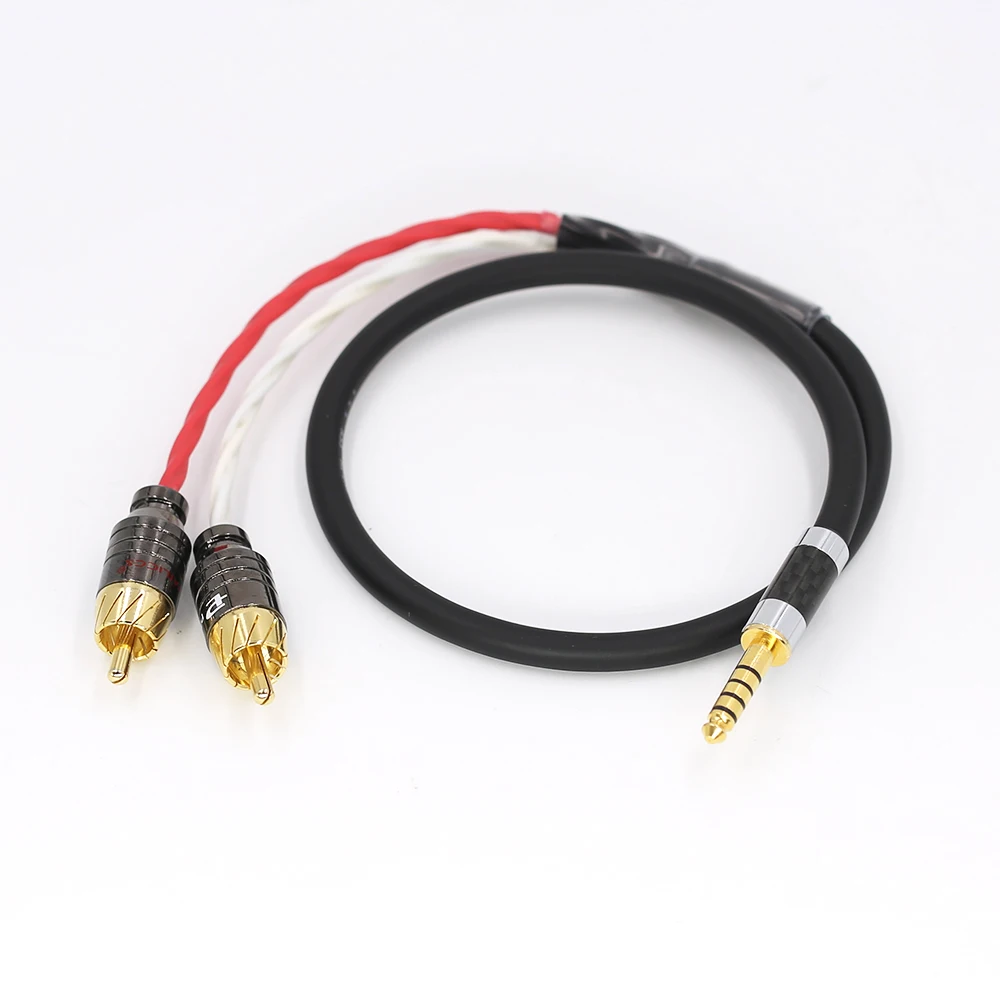 4,4 мм до 2 RCA Замена баланса Auido Обновление кабель Шнур звуковой кабель