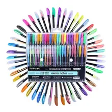 48 флюоресцентные цвета вода пастельные Металлические Детские художественные карты для раскрашивания ручки для книг маркеры для рисования дневники студенческие поздравления Gra R0A4