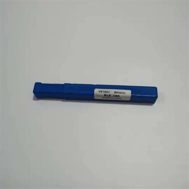 5mm B1 Push-Type Keyway Broach Metric Sized with Shim High Speed Steel Cutting Tool for CNC Machine New