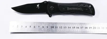 BROWNING открытый складной нож кемпинг спасательный армейский нож Портативный черный цвет дерево Browning EDC нож открытый инструмент - Цвет: large339-2