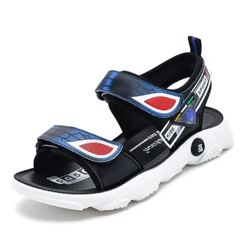

Summer Kids Sandals Flat Beach Shoes Kids Sports Casual Student Sandals Bottom Non-Slip Closed Toe Children Shoes for Boys Girls
