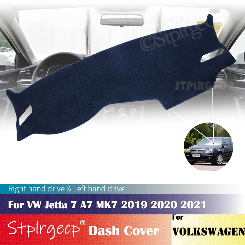 Противоскользящий чехол для приборной панели Volkswagen VW Jetta 7 A7 MK7 2019 2020 2021 защитная
