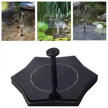 

MeterMall Starfish-shape Solar Power Water Floating Brushless Fountain for Birdbath Pool Decor