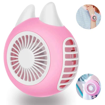 

Wearable Personal Usb Small Fan, Mini Handheld Fan, 360 Rotating Quiet Portable Fan, Internal Battery Operated Powered Rechargea