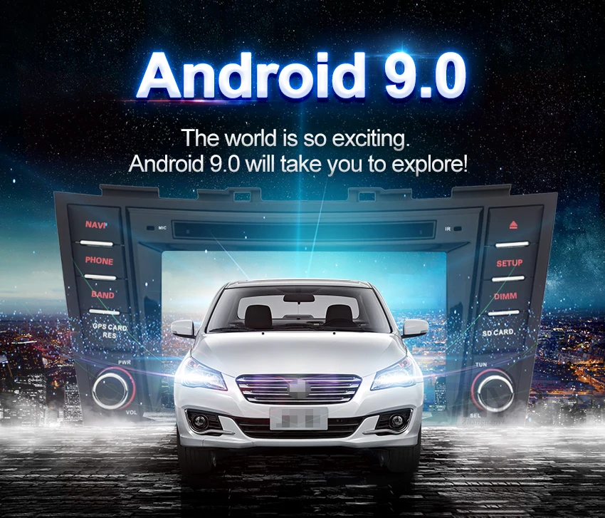 Clearance 7" Android 9.0 Car DVD For Suzuki Swift 2011 2012 2013 2014 2015 Radio RDS WiFi Stereo Audio Video GPS Navigation Reverse Camera 5