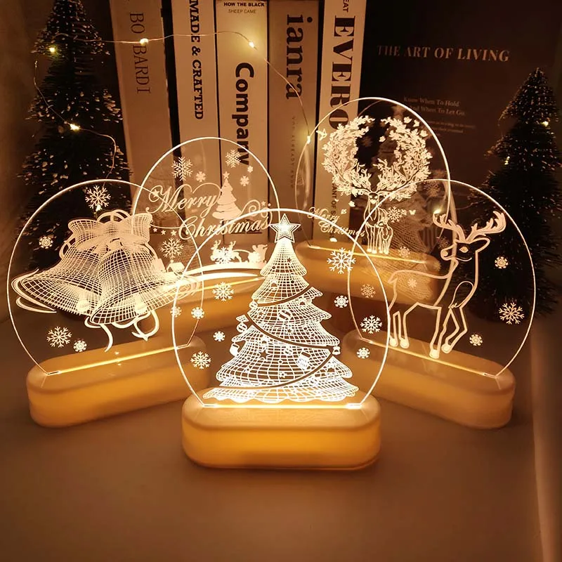 Tanio Dekoracje świąteczne małe 3D lampka sklep