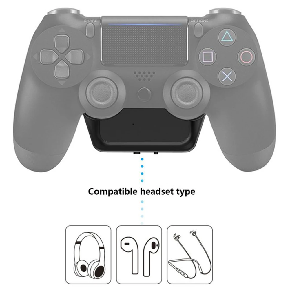 Controller 3 5mm Plug Bluetooth Audio Transmitter Adapter Delicate Design Durable Converter Adapter for Headphones for PS4