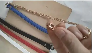 1 шт. полезный DIY сумка Замена цепочки из металла+ PU кожаный ремешок для DIY сумки сумка на плечо 120 см сумка части