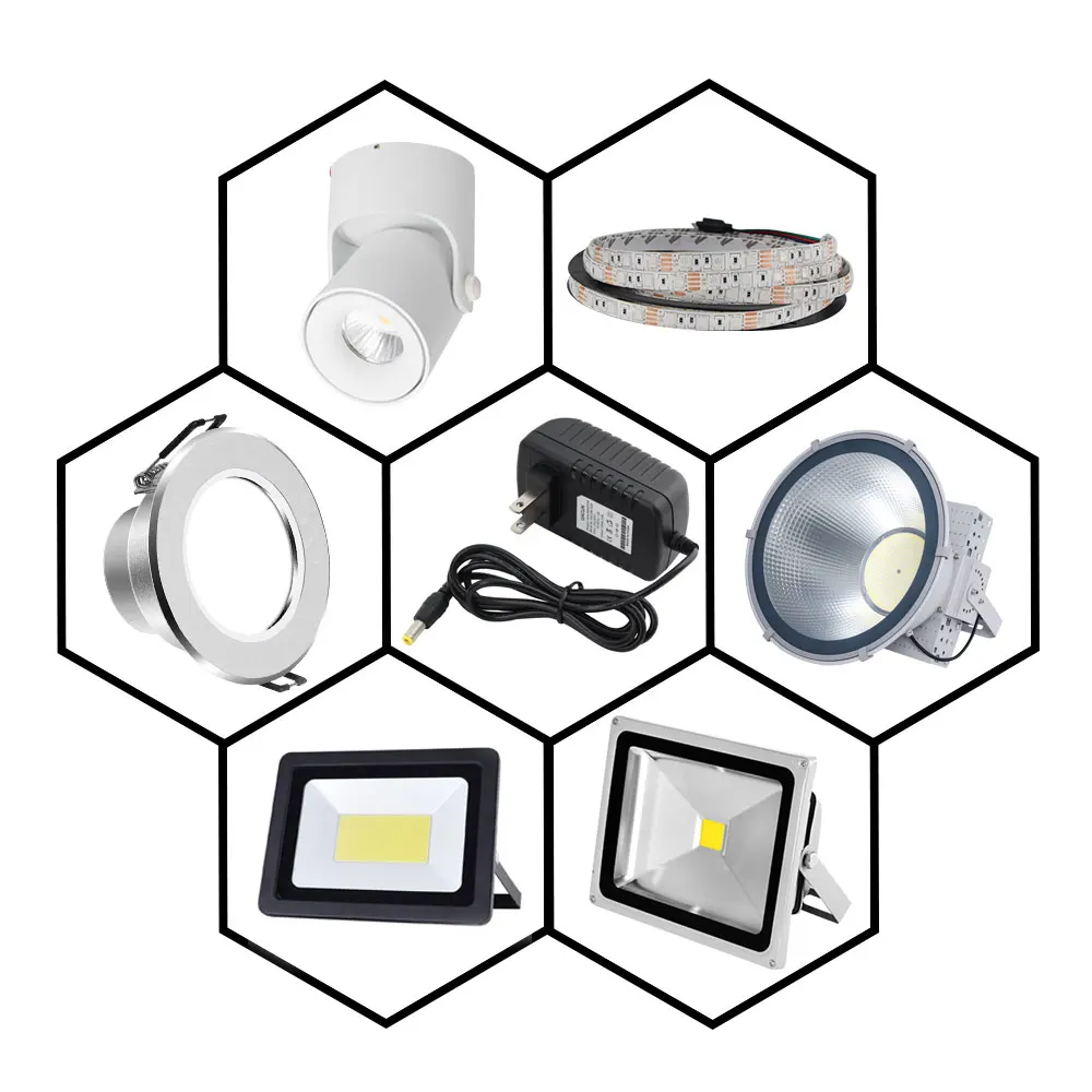 adaptador de alimentacao universal para cctv led 05