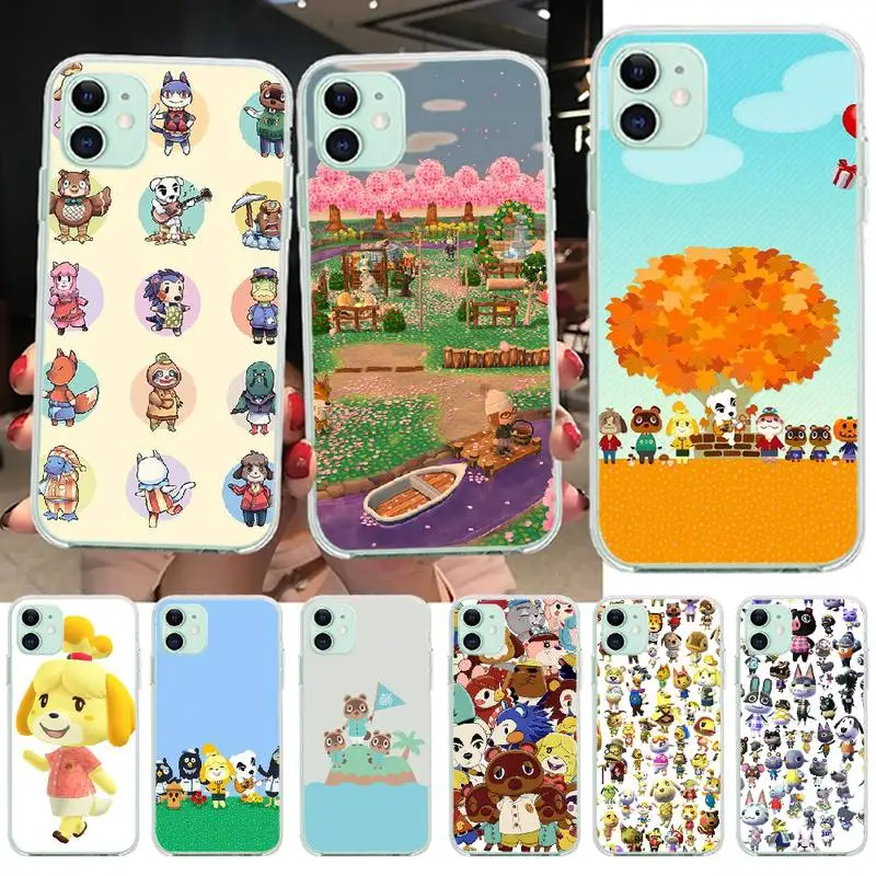 NBDRUICAI Animal Crossing DIY Printing Phone Case cover Shell for iPhone 11 pro XS MAX 8 7 6 6S Plus X 5S SE XR | Мобильные телефоны