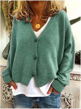 

Fall / Winter 2020 Casual Loose Sweater Knit Cardigan